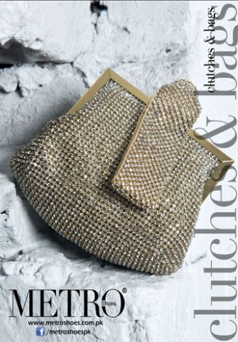 Silver Clutch bags collection